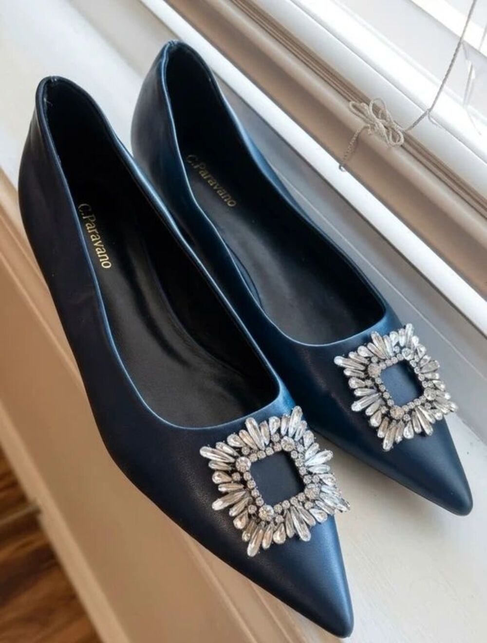 Brand new C.Paravano Crystal Flat